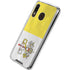 Vatican City Flag Distressed Galaxy A30 Clear Case